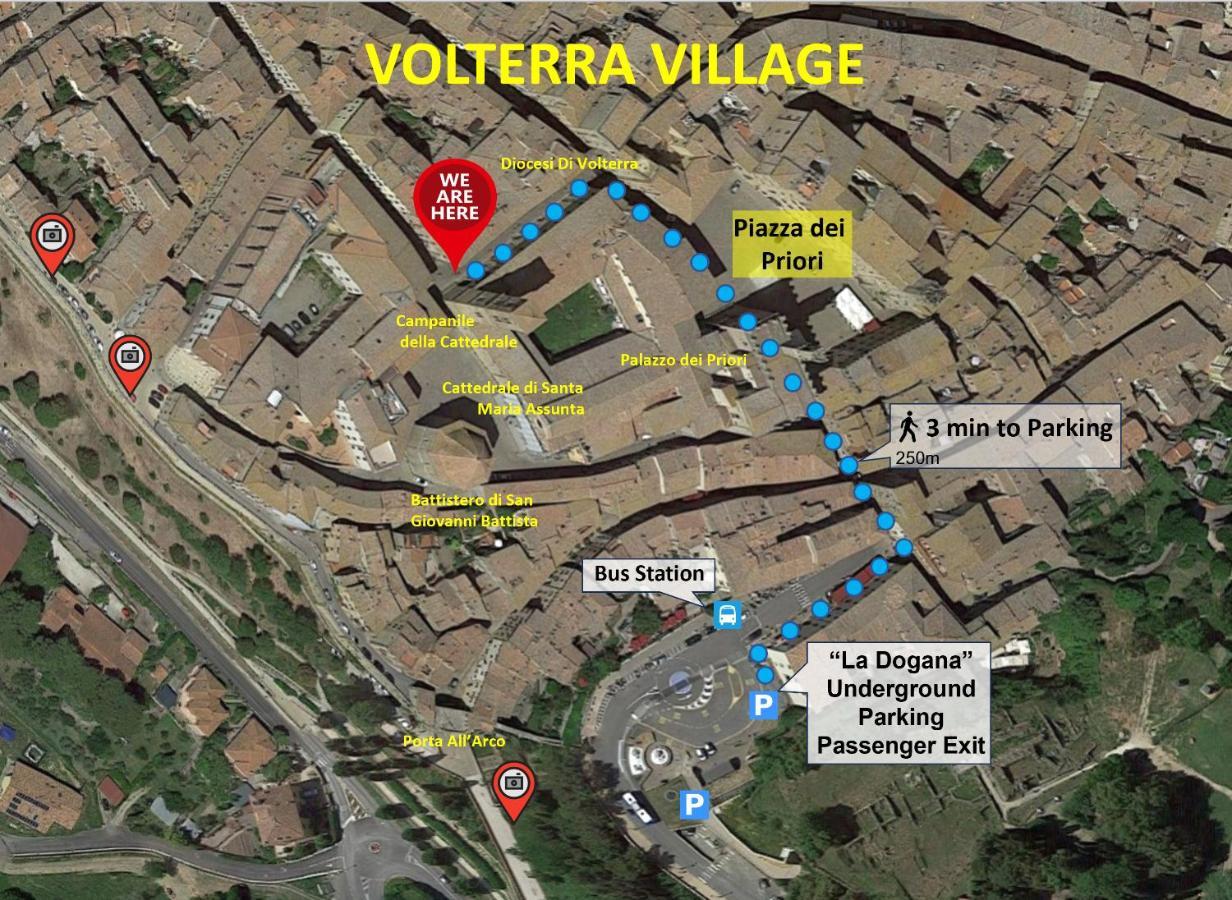 The Walkable Volterra Rooftop Suite Exterior foto