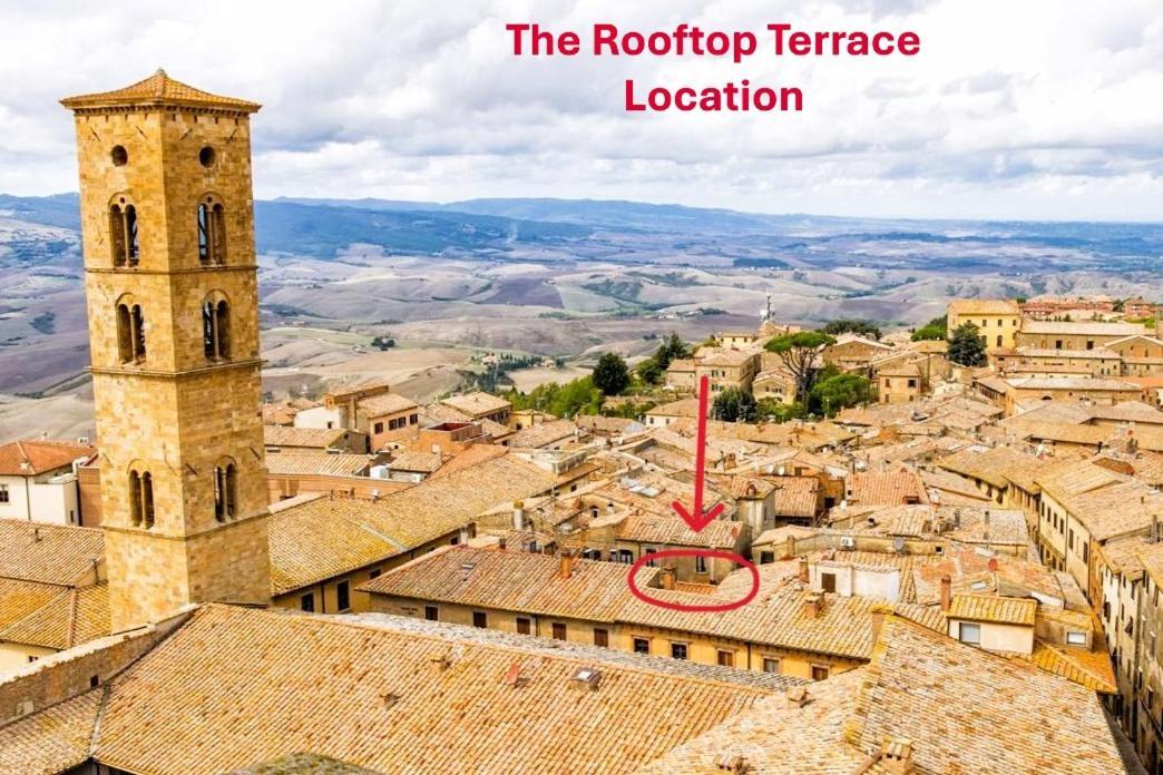 The Walkable Volterra Rooftop Suite Exterior foto